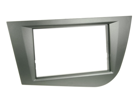 Monteringsramme 2-DIN Seat Leon, antrasitt i gruppen Billyd / Hva passer i min bil / Seat / Leon / Leon 2005-2012 hos BRL (70028132805)