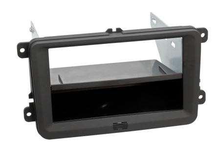 Monteringsramme 2-DIN med oppbevaringsrom Seat/Skoda/VW i gruppen Billyd / Hva passer i min bil / Volkswagen / Transporter / Transporter T6 2015-2020 / Bytte stereo Transporter T6 2015-2020 hos BRL (700291320301)
