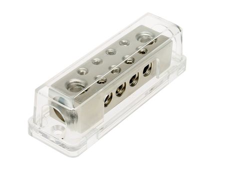 Distributionsblock 2x50mm² + 8x10mm² i gruppen Billyd / Tilbehør / Distribusjonsblokk hos BRL Electronics (70030360102S)