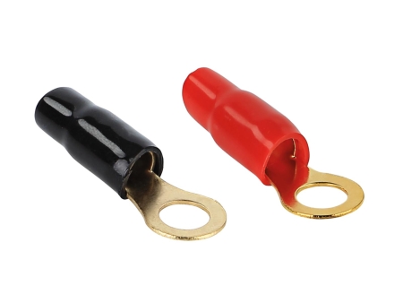 Ringterminal 35 mm², 1 rød/1 svart i gruppen Billyd / Tilbehør / Kabelterminaler hos BRL Electronics (70030470041)