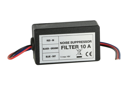 Brusfilter strømforsyning 10A i gruppen Billyd / Tilbehør / Monteringstilbehør hos BRL Electronics (70030500031)