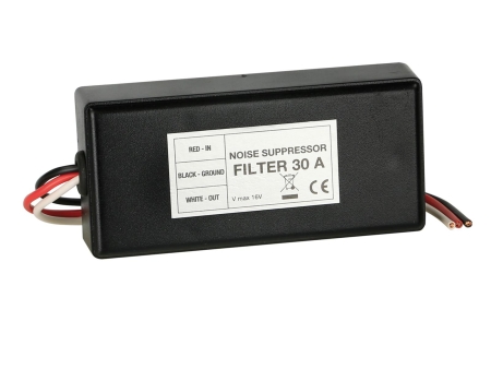 Brusfilter strømforsyning 30A i gruppen Billyd / Tilbehør / Monteringstilbehør hos BRL Electronics (70030500033)