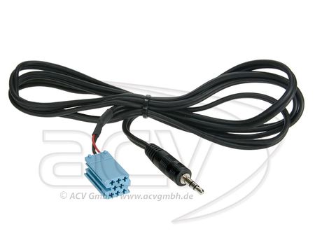 Mini ISO (blå) till 3,5mm minitele. i gruppen Billyd / Smartphone til bilen / AUX & USB i bilen hos BRL Electronics (70031149005)