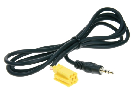 AUX In-adapter Alfa/Fiat Mini-ISO, gul i gruppen Billyd / Hva passer i min bil / Fiat / Grande Punto hos BRL (70031149008)