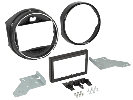 Monteringsram 2-DIN BMW Mini, svart i gruppen Billyd / Hva passer i min bil / Mini / Mini Cooper / Mini Cooper F56 2014-2024 hos BRL (70038102315)