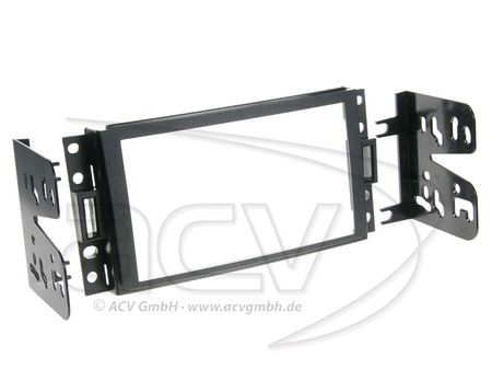 Monteringsram 2-din Chevrolet Corvette, uplander, Hummer H3 05- i gruppen Billyd / Hva passer i min bil / GM / Monteringsram hos BRL Electronics (70038108704)