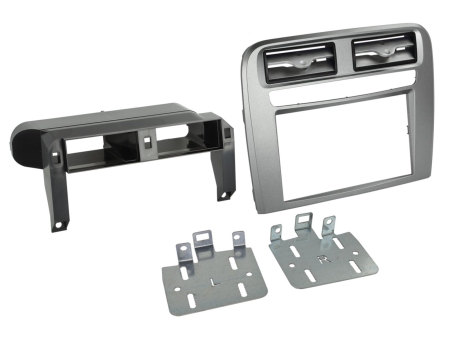Monteringsramme 2-DIN Fiat Grande Punto, antrasitt i gruppen Billyd / Hva passer i min bil / Fiat / Grande Punto hos BRL (700381094141)
