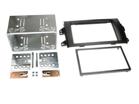 Monteringsramme 2-DIN Fiat Sedici/Suzuki SX4, svart i gruppen Billyd / Hva passer i min bil / Suzuki / SX4 hos BRL (70038109417)