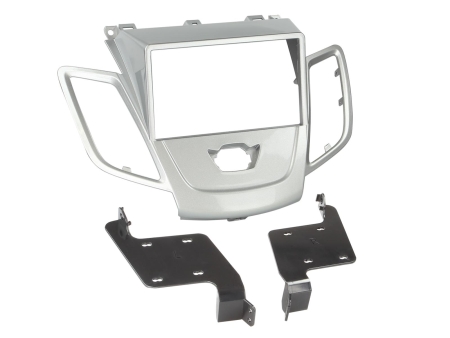 Monteringsramme 2-DIN Ford Fiesta, sølv i gruppen Billyd / Hva passer i min bil / Ford / Fiesta / Fiesta 2013-2017 hos BRL (700381114202)