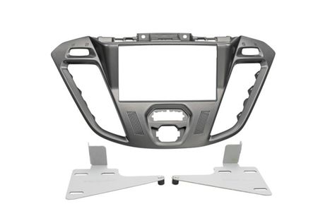 Monteringsram dubbel DIN Ford Transit 2012- silver i gruppen Billyd / Hva passer i min bil  / Ford / Transit Custom / Transit Custom 2013-2023 hos BRL Electronics (700381114261)