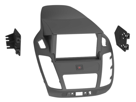 Monteringsramme 2-DIN Ford Tourneo/Transit i gruppen Billyd / Hva passer i min bil / Ford / Transit Connect / Transit Connect 2013-2023 hos BRL (700381114481)