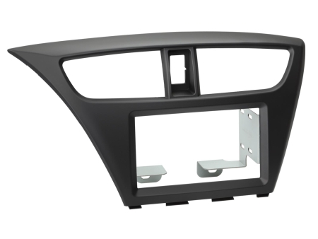 Monteringsramme 2-DIN Honda Civic, svart i gruppen Billyd / Hva passer i min bil / Honda / Civic / Civic 2016-2021 hos BRL (700381130181)