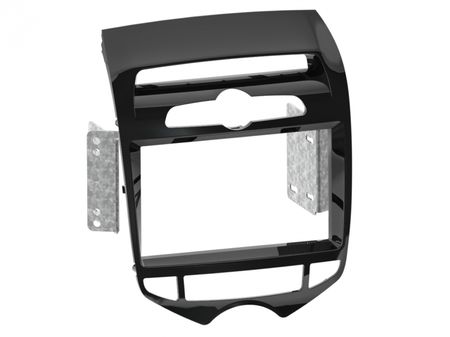 Monteringsram 2-din Hyundai ix20 2010- A-klimat pianolack i gruppen Billyd / Hva passer i min bil / Hyundai / IX20 / IX20 2010- hos BRL Electronics (7003811432211)