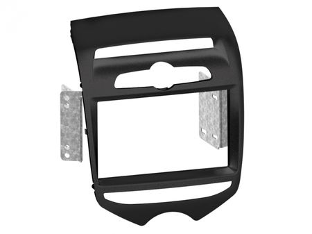 Monteringsram 2-din Hyundai ix20 2010- m-klimat mattsvart i gruppen Billyd / Hva passer i min bil / Hyundai / IX20 / IX20 2010- hos BRL Electronics (7003811432222)