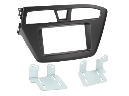 Monteringsramme 2-DIN Hyundai i20, svart i gruppen Billyd / Hva passer i min bil / Hyundai / i20 / i20 2015-2020 hos BRL (700381143271)