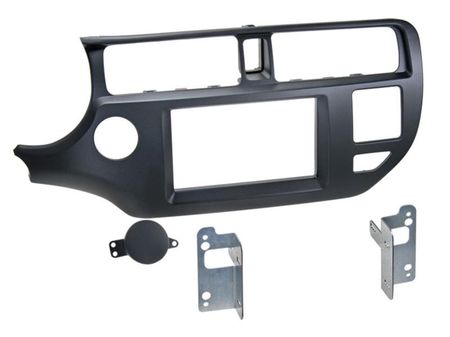 Monteringsram 2-din Kia Rio 11- antrasit i gruppen Billyd / Hva passer i min bil / Kia / Rio / Rio 2012-2017 hos BRL Electronics (700381178291)