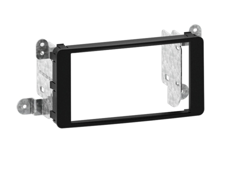 Monteringsramme 2-DIN Citroen/Mitsubishi/Peugeot, svart i gruppen Billyd / Hva passer i min bil / Mitsubishi / Outlander / Outlander 2007-2013 hos BRL (70038120003)