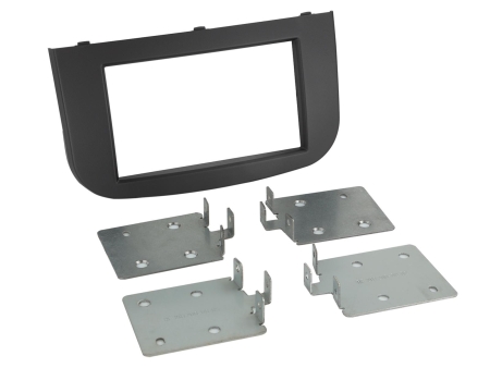 Monteringsramme 2-DIN Mitsubishi Colt, svart i gruppen Billyd / Hva passer i min bil / Mitsubishi / Colt / Colt 2009-2012 hos BRL (70038120008)