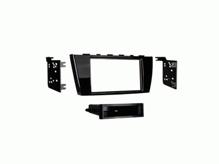 Monteringsramme 2-DIN med oppbevaringsrom Mitsubishi Mirage/Space Star i gruppen Billyd / Hva passer i min bil / Mitsubishi / Space Star hos BRL (700381200261)