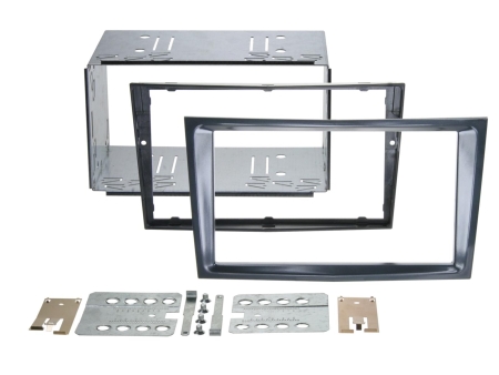 Monteringsramme 2-DIN Opel stealth-black i gruppen Billyd / Hva passer i min bil / Opel / Zafira / Zafira 2005- hos BRL (700381230242)