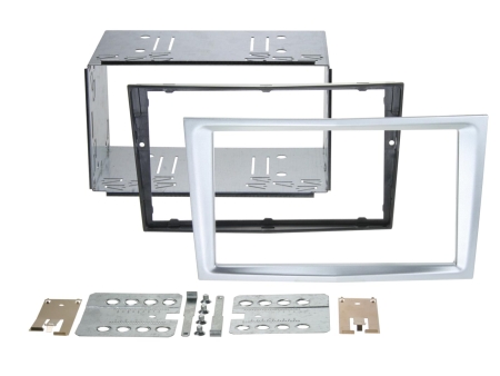 Monteringsramme 2-DIN Opel matt krom i gruppen Billyd / Hva passer i min bil / Opel / Zafira / Zafira 2005- hos BRL (700381230244)
