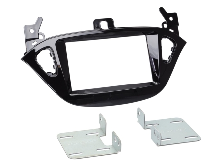 Monteringsramme 2-DIN Opel Adam/Corsa E, piano svart i gruppen Billyd / Hva passer i min bil / Opel / Corsa / Corsa 2014-2019 hos BRL (70038123029)