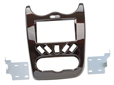 Monteringsram 2-din stereo Dacia Duster 2010- brun i gruppen Billyd / Hva passer i min bil / Dacia / Dacia Duster / Dacia Duster 2010-2017 hos BRL Electronics (700381250023)