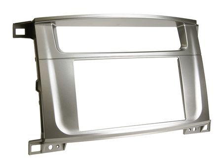 Monteringsram 2-din Toyota Land Cruiser -07 Silver i gruppen Billyd / Hva passer i min bil / Toyota / Landcruiser / Landcruiser 1996-2008 hos BRL Electronics (70038130015)