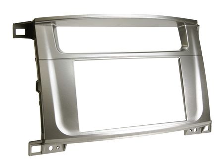 Monteringsram 2-din Toyota Land Cruiser -07 Silver i gruppen Billyd / Hva passer i min bil  / Toyota / Landcruiser / Landcruiser 1996-2008 hos BRL Electronics (70038130015)