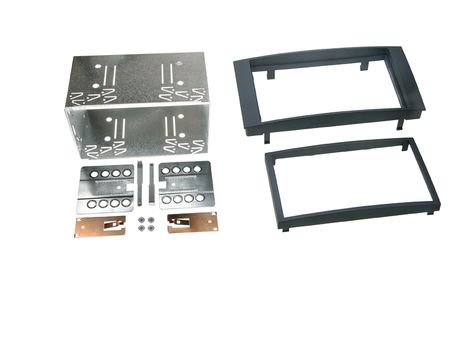 Monteringsram dubbel din VW Touareg, T5 2003-2010 i gruppen Billyd / Hva passer i min bil / Volkswagen / Transporter / Transporter T5.1 2010-2015 / Bytte stereo Transporter T5.1 2010-2015 hos BRL Electronics (70038132011)