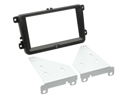 Monteringsramme 2-DIN Seat/Skoda/VW, svart i gruppen Billyd / Hva passer i min bil / Volkswagen / Transporter / Transporter T6 2015-2020 / Bytte stereo Transporter T6 2015-2020 hos BRL (700381320301)
