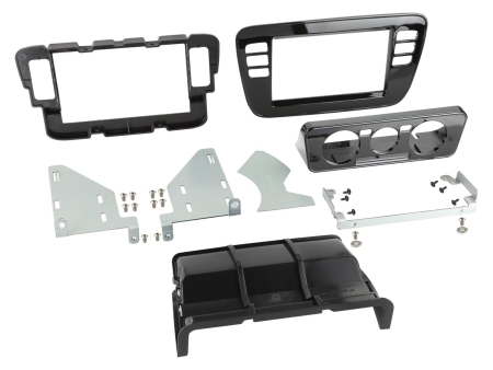 Monteringsramme 2-DIN Seat/Skoda/VW, piano svart i gruppen Billyd / Hva passer i min bil / Volkswagen / up! / up! 2012-2023 hos BRL (700381320362)