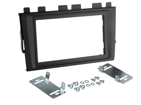 Monteringsramme 2-DIN VW Polo/T6.1, svart i gruppen Billyd / Hva passer i min bil / Volkswagen / Transporter / Transporter T6.1 2020-2024 / Bytte stereo Transporter T6.1 2020-2024 hos BRL (700381320371)