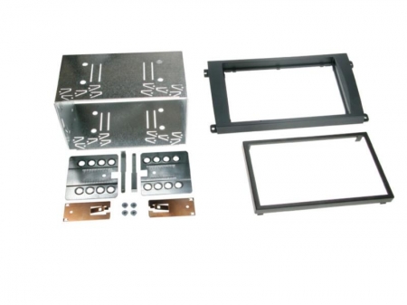 Monteringsram 2-din ram Porsche Cayenne svart i gruppen Billyd / Hva passer i min bil / Porsche / Cayenne / Cayenne E1 2003-2010 hos BRL Electronics (70038132301)