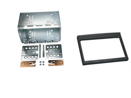 Monteringsram 2-din Porsche 911 (996) svart i gruppen Billyd / Hva passer i min bil / Porsche / Boxster/Cayman / Boxster/Cayman 1996-2004 (986) hos BRL Electronics (70038132302)
