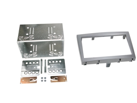 Monteringsramme 2-DIN Porsche 911/Boxster/Cayman, vulkangrå i gruppen Billyd / Hva passer i min bil / Porsche / Boxster/Cayman / Boxster/Cayman 2005-2009 (987) hos BRL Electronics (700381323031)