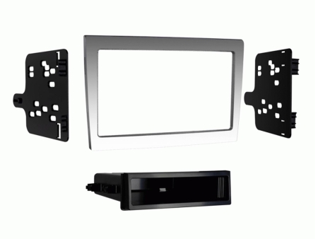 Monteringsramme 2-DIN med oppbevaringsrom Porsche 997/Boxster/Cayman i gruppen Billyd / Hva passer i min bil / Porsche / Boxster/Cayman / Boxster/Cayman 2009-2013 (987 mk2) hos BRL Electronics (700381323033)