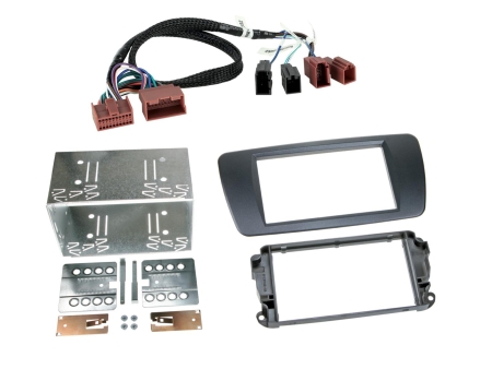 Monteringsramme 2-DIN Seat Ibiza, galway grå i gruppen Billyd / Hva passer i min bil / Seat / Ibiza / Ibiza 2009-2015 hos BRL (700381328081)