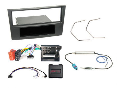 1-DIN Installasjonssett med oppbevaringsrom Opel, kull i gruppen Billyd / Hva passer i min bil / Opel / Zafira / Zafira 2005- hos BRL (700611230241)