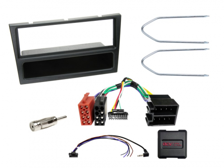 1-DIN installasjonssett med oppbevaringsrom Opel svart i gruppen Billyd / Hva passer i min bil / Opel / Vivaro / Vivaro 2005-2010 hos BRL (700611230261)