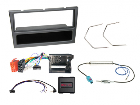 1-DIN Installasjonssett med oppbevaringsrom Opel, kull i gruppen Billyd / Hva passer i min bil / Opel / Zafira / Zafira 2005- hos BRL (700611230262)