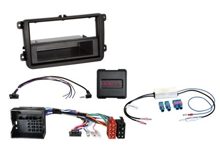 1/2-DIN Monteringssett med oppbevaringsrom Seat/Skoda/VW i gruppen Billyd / Hva passer i min bil / Volkswagen / Caddy / Caddy Mk3 2004-2015 / Bytte stereo Caddy Mk3 2004-2015 hos BRL (700611320101)