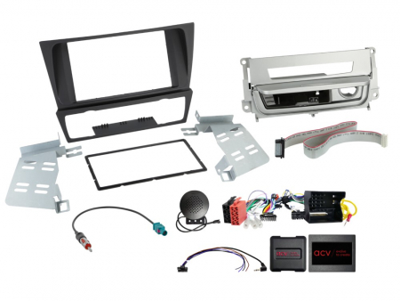 ACV Installasjonsett 2-DIN BMW 3-serie, sølv i gruppen Billyd / Hva passer i min bil / BMW / BMW 3-serie / BMW E90/E91/E92/E93 2005-2011 / Bytte stereo BMW E90/E91/E92/E93 2005-2011 hos BRL (700621023092)