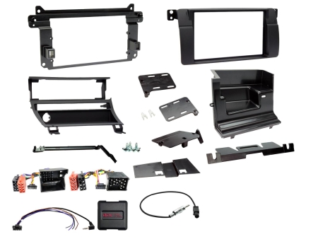 2-DIN Kit BMW 3-serie E46, SWC/antennadapter i gruppen Billyd / Hva passer i min bil / BMW / BMW 3-serie / BMW E36 1992-2002 / Bytte stereo BMW E36 1992-2002 hos BRL (700621023182)