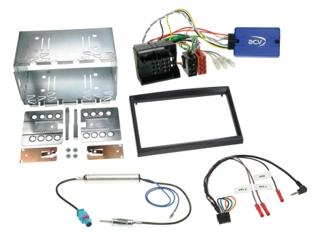 ACV Monteringsramme 2-DIN Citroen/Fiat/Peugeot/Toyota i gruppen Billyd / Hva passer i min bil / Citroën / C3 / C3 2002-2009 hos BRL (700621040021)