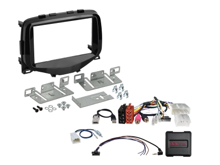 2-DIN Kit Citroën C1/Peugeot 108/Toyota Aygo, SWC/antennadapter i gruppen Billyd / Hva passer i min bil / Toyota / Aygo / Aygo 2014-2023 hos BRL (700621040151)