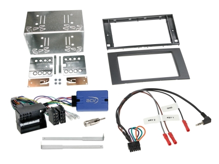 2-DIN Kit Ford svart SWC/CAN Bus/antenne i gruppen Billyd / Hva passer i min bil / Ford / Focus / Focus 1998-2004 / Bytte stereo Focus 1998-2004 hos BRL (700621114151)