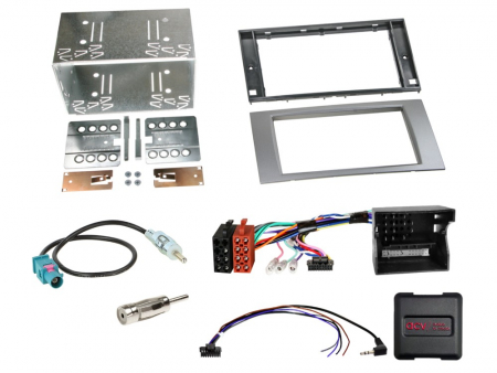 2-DIN Kit Ford sølv SWC/CAN Bus/antenneadapter i gruppen Billyd / Hva passer i min bil / Ford / S-Max / S-Max 2006- hos BRL (700621114153)