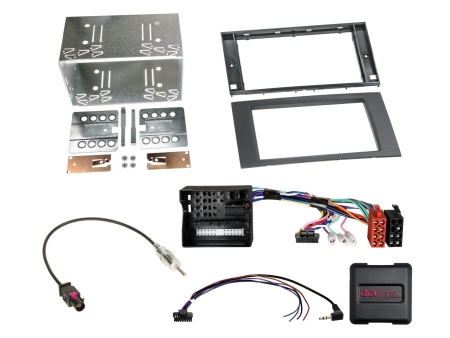 2-DIN Kit Ford svart SWC/CAN Bus/antenn Fakra i gruppen Billyd / Hva passer i min bil / Ford / Focus / Focus 1998-2004 / Bytte stereo Focus 1998-2004 hos BRL (700621114154)