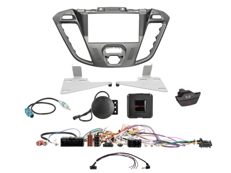 2-DIN Kit Ford Custom 2012-2016, phoenix sølv i gruppen Billyd / Hva passer i min bil / Ford / Transit Custom / Transit Custom 2013-2023 hos BRL (700621114267)